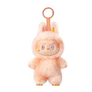 NIB Labubu THE MONSTERS Big into Energy Series Vinyl Plush Pendant - HAPPINESS